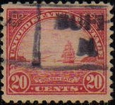 z vendido USA 1922-5 Scott 567 Sello Golden Gate San Francisco usado